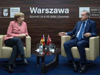 Angela Merkel and Recep Tayyip Erdogan