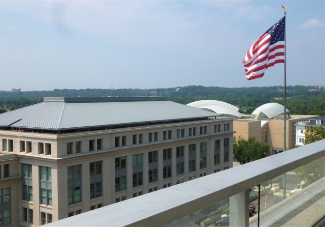 State Department 8th floor balcony (Thomas V. Dembski)