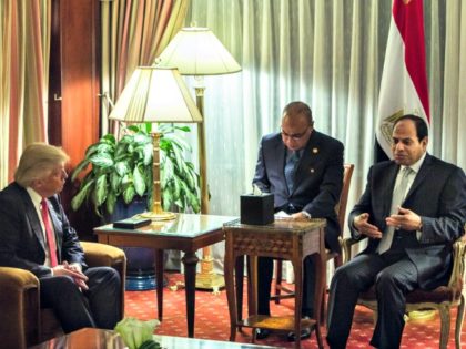 Trump El-Sisi AP