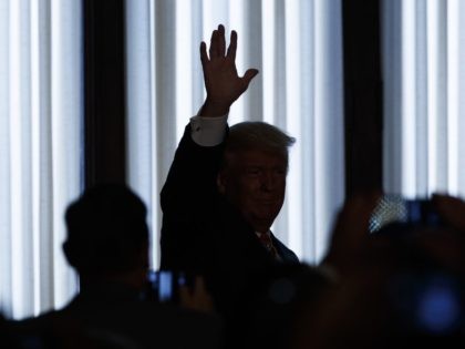 Trump silhouette (Evan Vucci / Associated Press)