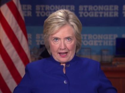 Democratic presidential nominee Hillary Clinton sent a passionate video message …