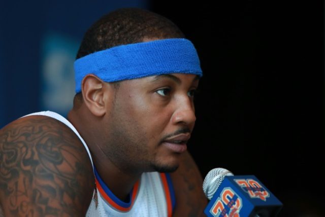 Carmelo Anthony of the New York Knicks told reporters that he is fitter than he has been f