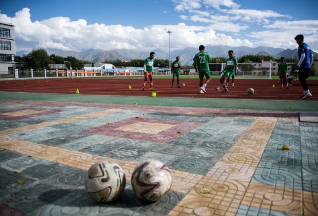 Tibet's Lhasa Pureland Football Club, the 'highest club' in China, was established last ye