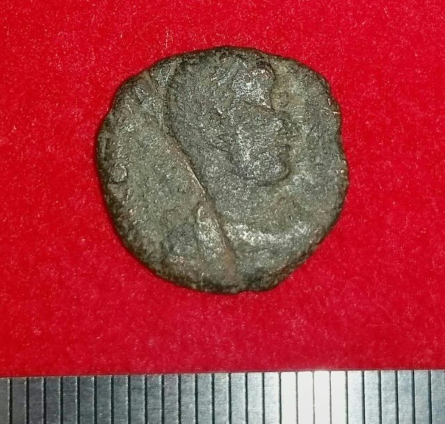 A 4th-century copper coin from ancient Rome has been unearthed in Japan's Okinawa island b