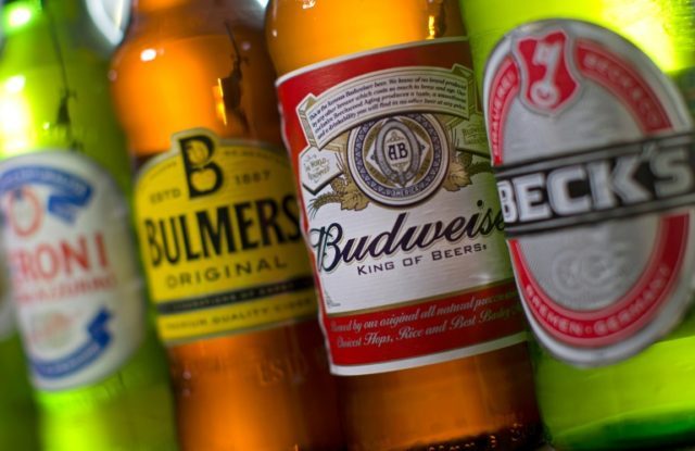 AB InBev, which produces Budweiser, is the world's top brewer