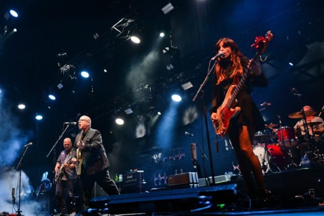 US band "Pixies" perform during a concert at Alive Festival in Oeiras, outskirts of Lisbon