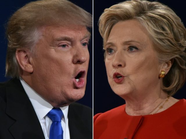 Donald Trump and Hillary Clinton engaged in a pre-dawn Twitter match over former Miss Univ