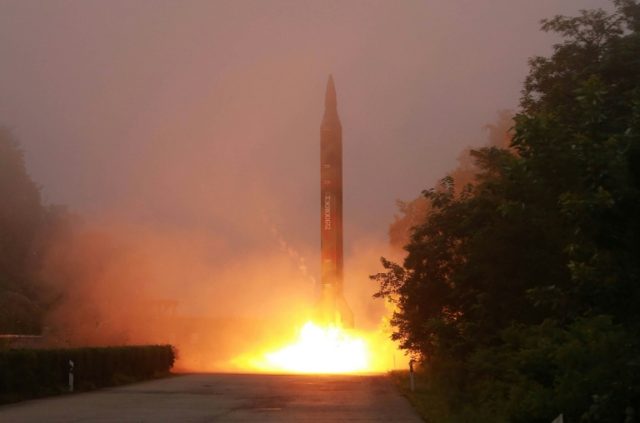 North Korea is barred under UN resolutions from any use of ballistic missile technology, b