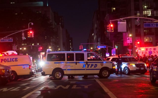 Of the 29 people wounded in a New York blast one was in serious condition while 24 were ta