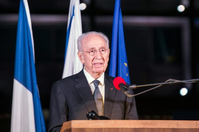 The last of Israel's founding fathers, Shimon Peres, pictured on November 14, 2015, has he