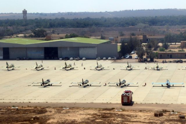 The 50-bed military field hospital will be built at Misrata airport (pictured) and will be