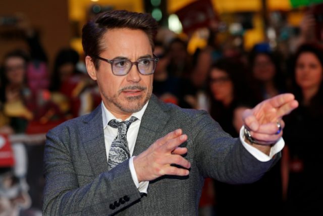 Major stars, including Robert Downey Jr, appear in a short video to rally voters, part of