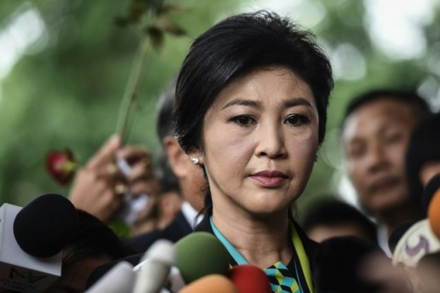 Former Thai prime minister Yingluck Shinawatra was booted from office shortly before army