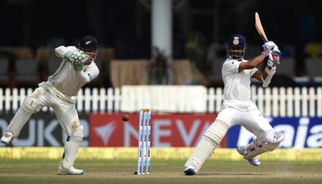 India, who started the fourth day on 159 for one, were 252 for four at the break, with Aji