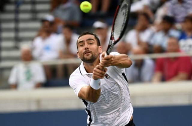 Former champion Marin Cilic, pictured on August 31, 2016, crashed out of the US Open to 26
