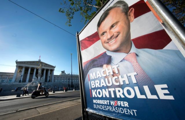 In the first run of Austria's presidential election, Norbert Hofer of the far-right Freedo