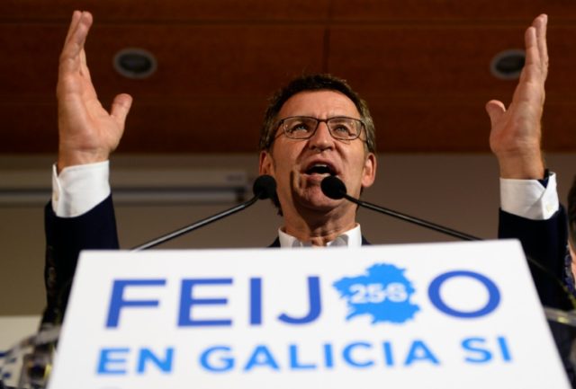 Current Galician regional president and Popular Party (PP) candidate for the regional elec