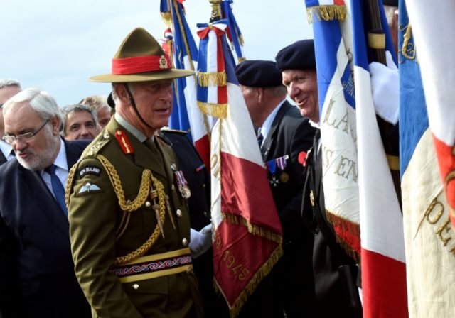 Britain's Prince Charles attends New Zealand's Battle of the Somme centenary commemoration