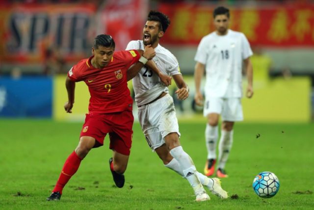 Zhang Yuning proved a real handful for Iran's defence as China held Asia's top-ranked side