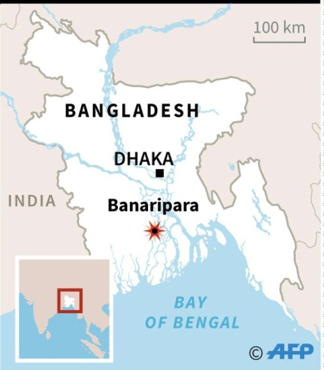 The ferry capsized in Banaripara in south Bangladesh