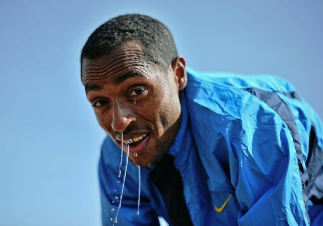 Ethiopia's long distance runner Kenenisa Bekele, the world record-holder over 5,000 and 10