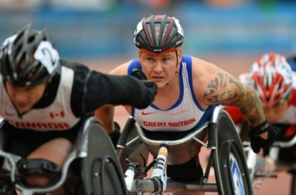 Britain's David Weir, known as "Weirwolf", has six Paralympics golds and a host of records including being the first man to finish a wheelchair mile in under three minutes