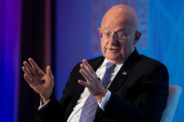 Director of National Intelligence James Clapper speaks at the 2016 Intelligence and Nation