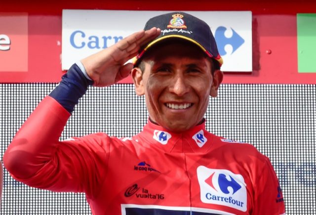 Victory in the Vuelta a Espana was Nairo Quintana's second Grand Tour win with Movistar af