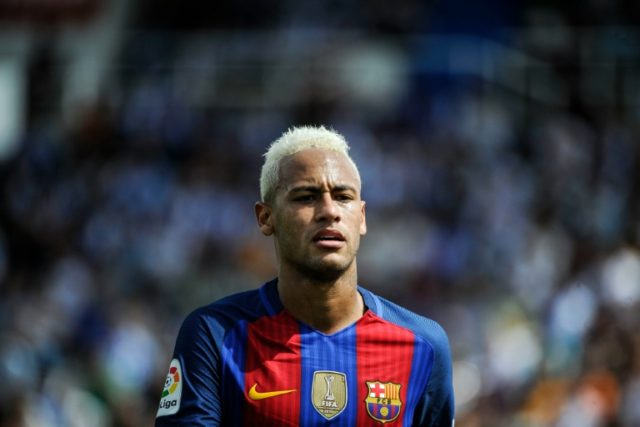 Barcelona's Brazilian forward Neymar signed for Barcelona in 2013