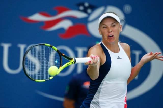 Caroline Wozniacki defeated injured Latvian Anastasija Sevastova in a two-set match