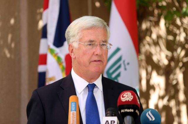 In preparation for the assault, British Defence Secretary Michael Fallon said that Iraqi f