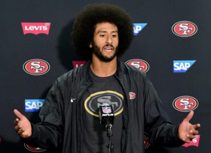 Colin Kaepernick of the San Francisco 49ers has drawn fierce criticism for refusing to sta