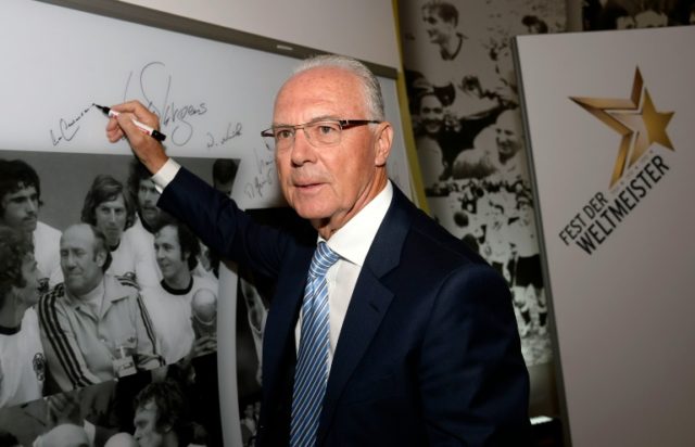 Franz Beckenbauer is being investigated by Swiss authorities in relation to corruption all