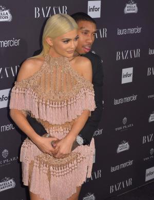 Kylie Jenner, Tyga get close in Alexander Wang campaign