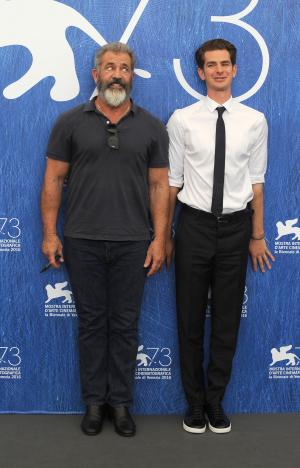 Mel Gibson, Teresa Palmer, Andrew Garfield attend 'Hacksaw Ridge' premiere in Venice