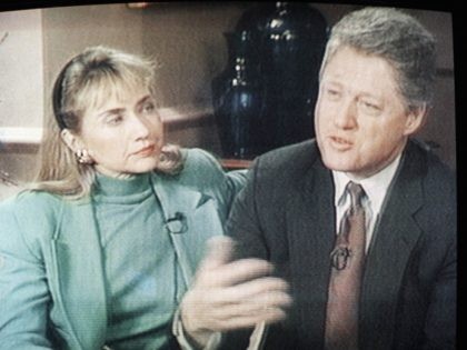 Bill and Hillary Clinton scandal (CBS-TV via Associated Press)