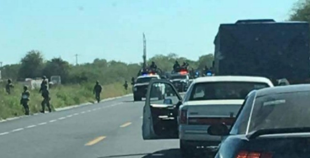 Cartel Gunmen Ambush Border Police with Armored Trucks