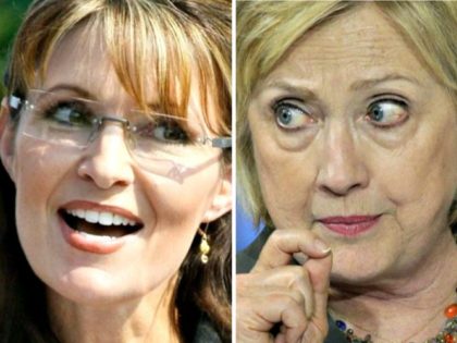 Clinton and Palin AP Photos