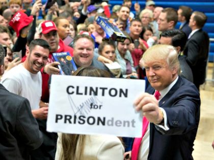 Clinton for Prison, Trump AP