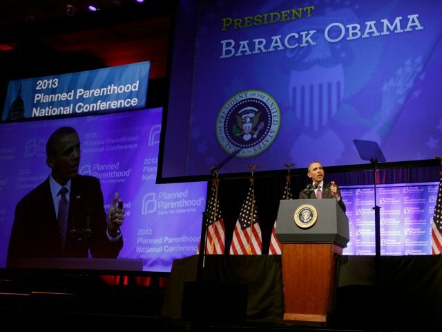 WASHINGTON, DC - APRIL 26: U.S. President Barack Obama speaks at the Planned Parenthood Ga