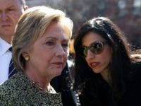 <> on April 17, 2016 in New York City. abedin