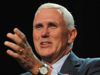 DES MOINES, IA - AUGUST 5 : GOP Vice Presidential candidate, Indiana Governor Mike Pence g