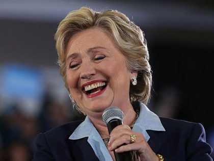 AKRON, OH - OCTOBER 03: Democratic presidential nominee former Secreatry of State Hillary