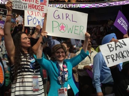Gloria Allred at Democratic National Convention (Joel Pollak / Breitbart News)