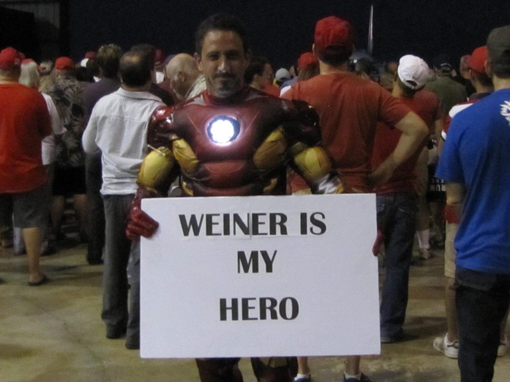 Rallygoer at Pence Clearwater, FL rally, 10/31/16