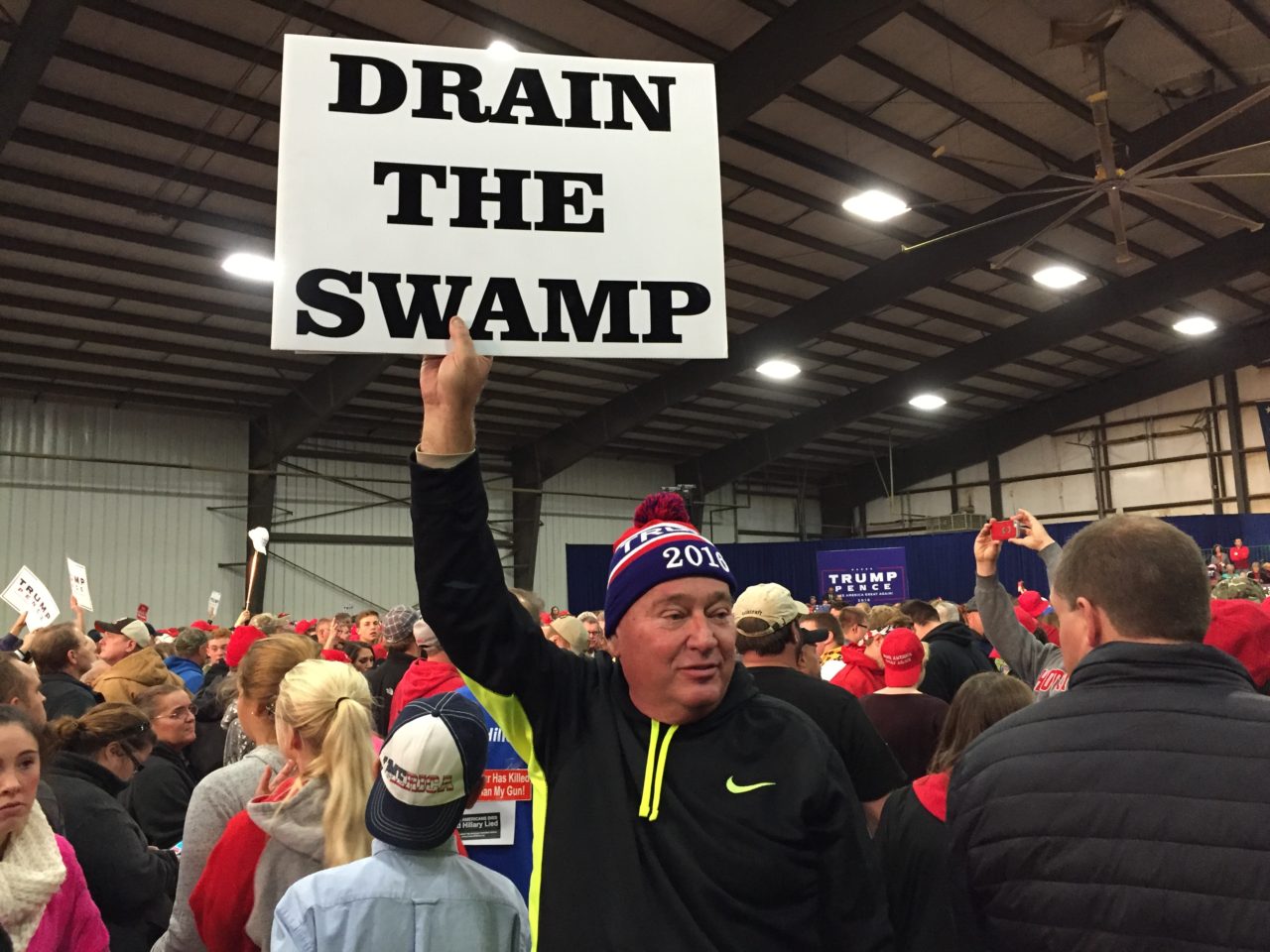Drain the Swamp Donald Trump rally (Joel Pollak / Breitbart News)