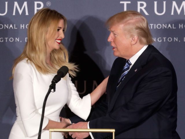Ivanka and Donald Trump at hotel opening (Chip Somodevilla / Getty)