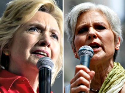 Jill Stein vs Hillary AP Photos