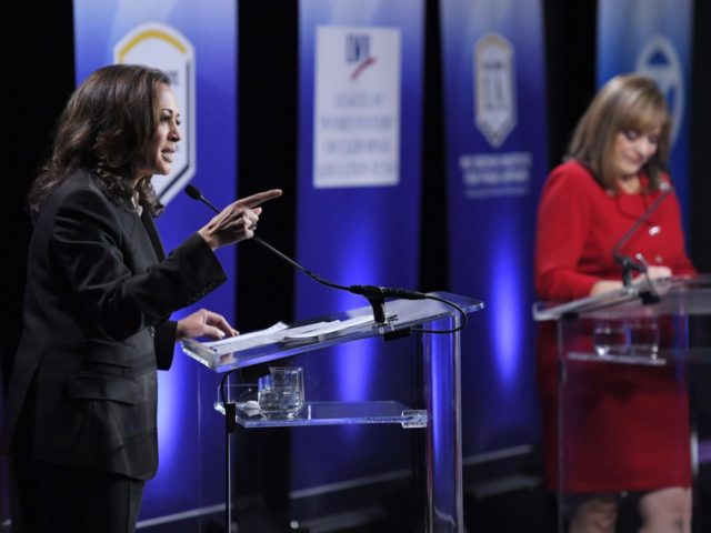 Kamala Harris Loretta Sanchez Debate (Mark J. Terrill / Associated Press)