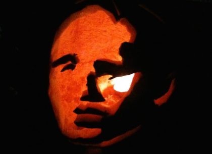 Obama pumpkin (Joel Pollak / Breitbart News)